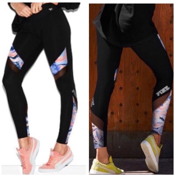 PINK Victoria's Secret Pants - Vs Pink reversible ultimate yoga legging tight S